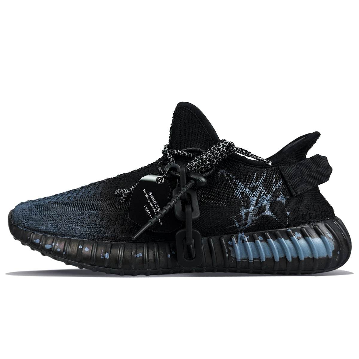 Кроссовки Adidas Originals Yeezy Boost 350 V2 Cracked Blue - Boxette Shop